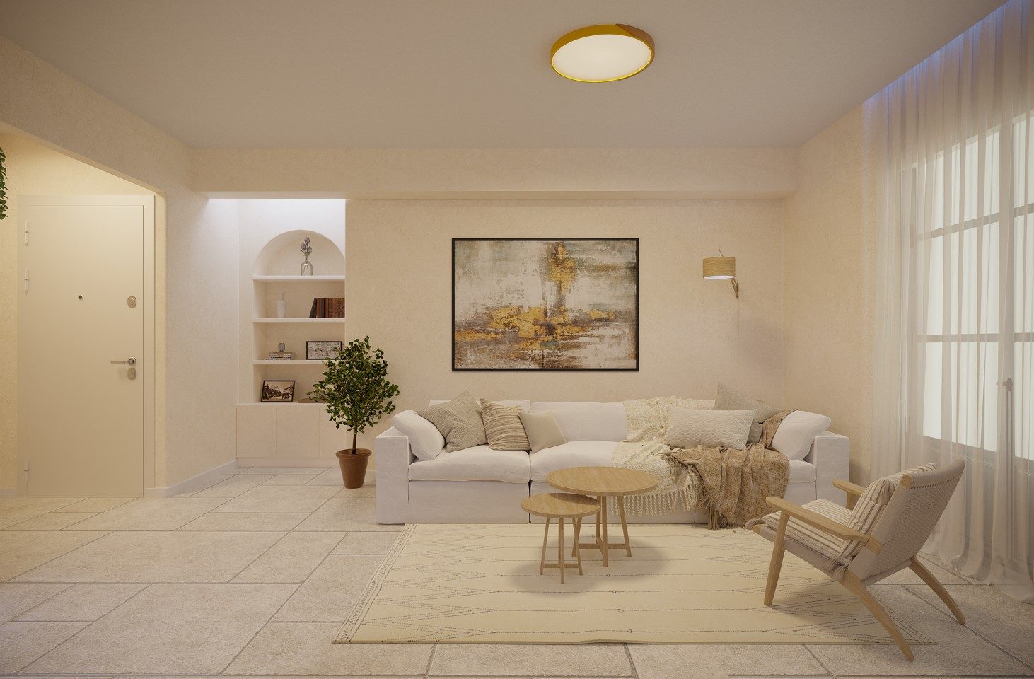 דירת Airbnb בעיצוב המשרד